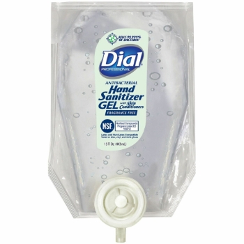 Dial Professional Antibacterial Gel Hand Sanitizer Refill for Versa Dispenser, Fragrance-Free, 15 oz