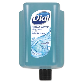 Dial Body Wash Refill for Versa Dispenser, Spring Water Scent, 15 oz/Bottle, 6 Bottles/Carton