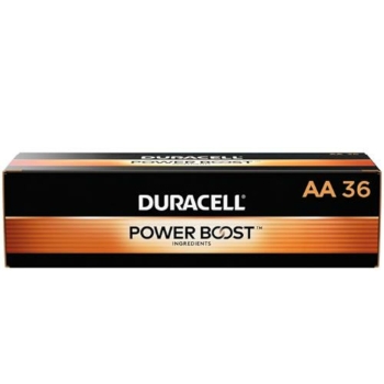 Duracell Coppertop AA Alkaline Batteries, 36/Pack