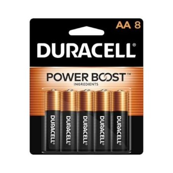 Duracell Coppertop AA Alkaline Batteries, 8/Pack