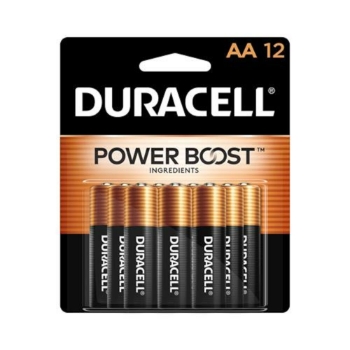 Duracell Coppertop AA Alkaline Batteries, 12/Pack