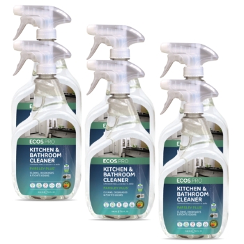 Earth Friendly Products Pro Parsley Plus All Purpose Kitchen and Bathroom Cleaner, 32 oz 6/Carton