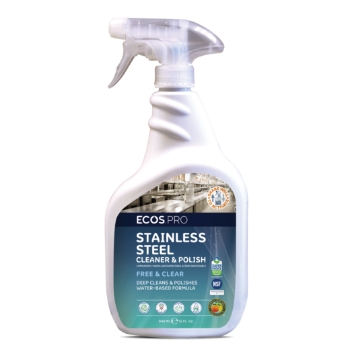 Earth Friendly Products Pro Stainless Steel Cleaner and Polish, 32 oz