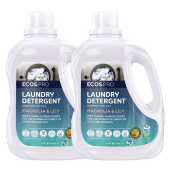 Earth Friendly Products Pro Liquid Laundry Detergent Magnolia and Lily, 170 oz, 2/Case