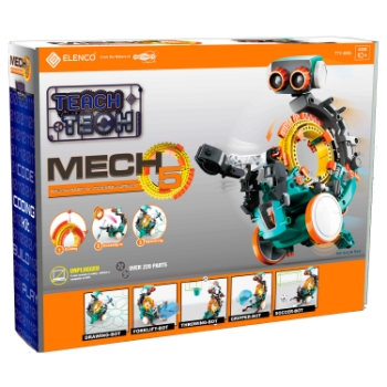 Elenco Teach Tech Mech-5 Mechanical Coding Robot Kit