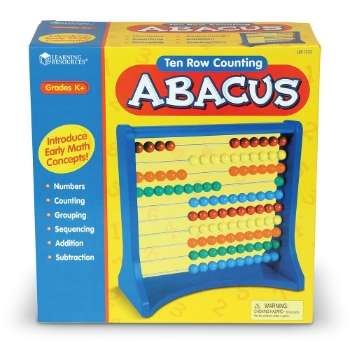 Learning Resources Ten Row Counting Abacusearn Addition &amp; Subtraction