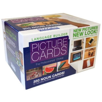 Stages Learning Materials Language Builder Picture Nouns Card Set 1, 3.5 in x 5 in, 350 Cards