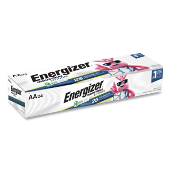 Energizer Industrial Lithium AA Battery, 1.5 V, 4/Pack, 6 Packs/Box