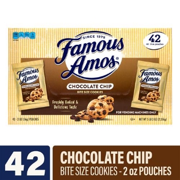 Famous Amos Chocolate Chip, 2 oz, 42/Case