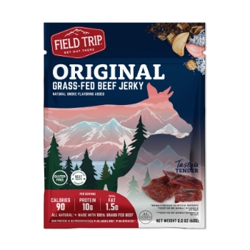 Field Trip Original Beef Jerky, 2.2 oz, 9/Case
