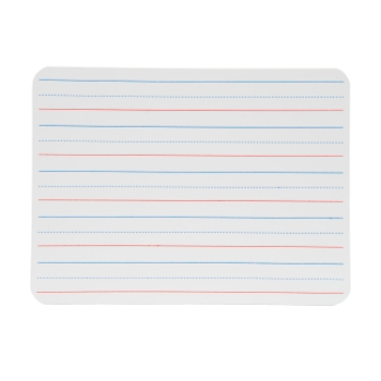 Flipside Products Two Sided Dry Erase Bulk, 9&quot; x 12&quot;, Red &amp; Blue Ruled