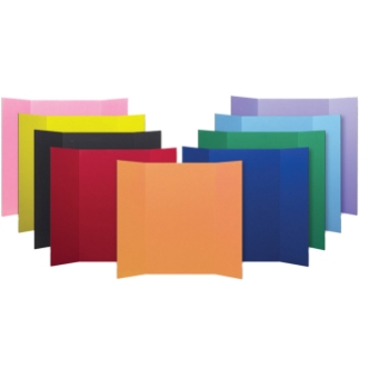 Flipside Products 1 Ply Color Assortment Bulk Project Board, 36&quot; x 48&quot;, 24/Pack