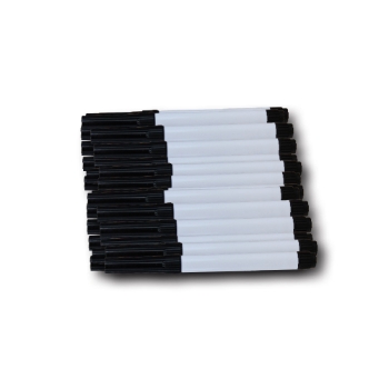 Flipside Products Dry Erase Fine Point Marke, Black, 24/Pack