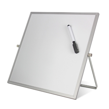 Flipside Products Magnetic Flip Dry Erase Easel, 12&quot; x 12&quot;, White