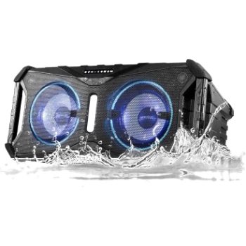 Gemini SoundSplash Wireless Floating Party Speaker, 420 Watts, Black