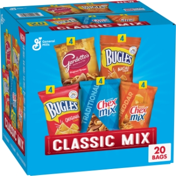 General Mills Classic Mix Variety Pack, 0.9-1.7 oz, 20 Bags/Box