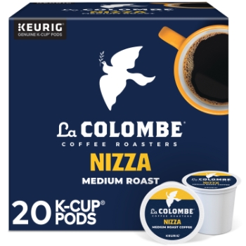 La Colombe Coffee Roasters Nizza Coffee  K-Cup Pods, Medium Roast, 20/Box, 4 Boxes/Carton