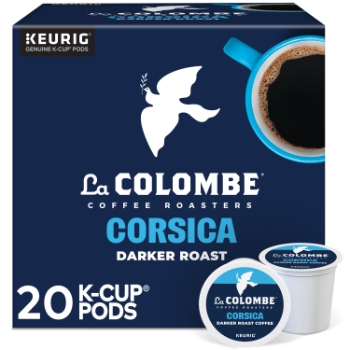 La Colombe Coffee Roasters Corsica Coffee K-Cup Pods, Dark Roast, 20/Box