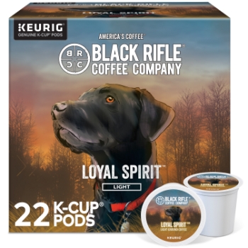 Black Rifle Coffee Loyal Spirit Coffee K-Cup Pods, 22/Box