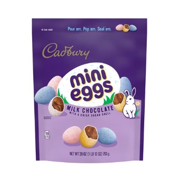 Hershey&#39;s Hershey&#39;s Cadbury Mini Eggs, Milk Chocolate Candy Bag, 28 oz