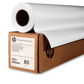 HP Gloss Polymeric Overlaminate Film Paper, 54&quot; x 150&#39;, White