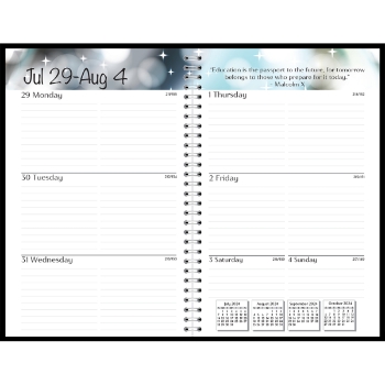 House of Doolittle Student Assignment Book, 13 Month, 5&quot; x 8&quot;, Black, Aug 2024 - Aug 2025