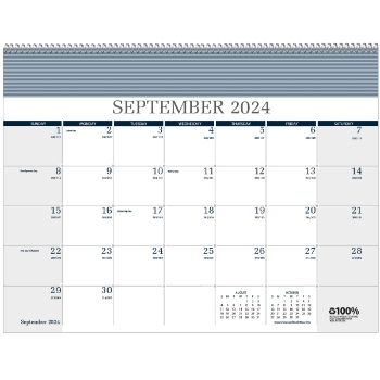 House of Doolittle Academic 16-Month Wall/Notebook Calendar, 11 x 8-1/2 Pages, Opens To 11 x 17, 2024-2025