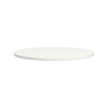 HON Between Table Top, 36&quot;D, Designer White Laminate/Edgeband
