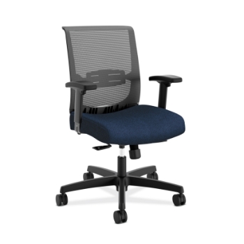 HON Convergence Task Chair, Synchro-Tilt With Seat Slide Control, Adjustable Arms