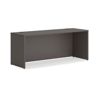 HON Mod Credenza Shell, 72&quot;W x 24&quot;D x 29&quot;H, Slate Teak Finish