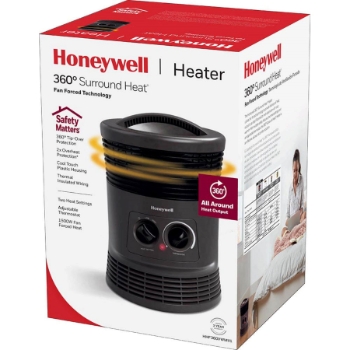 Honeywell 360&#176; Surround Heat, Fan Forced, Black