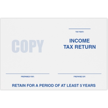 JAM Paper Tax Return Booklet Envelopes, 24 lb, 6&quot; x 9&quot;, Bright White, 50/Pack
