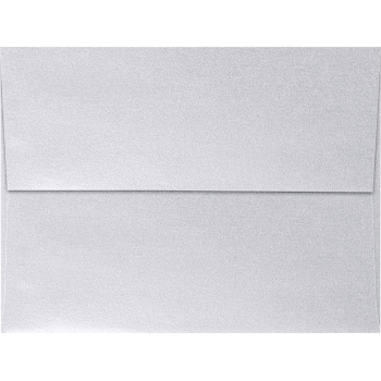JAM Paper LUXPaper A7 Invitation Envelopes, 80 lb, 5 1/4&quot;  x 7 1/4&quot;,  Silver Metallic, 1000/Case