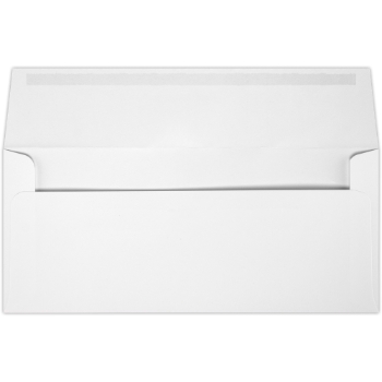 JAM Paper Slimline Self Sealing Envelopes, 70 lb, 3 7/8&quot; x 8 7/8&quot;, White, 50/Pack