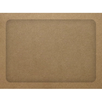 JAM Paper A7 Full Face Window Envelopes, Brown, 1000/Case