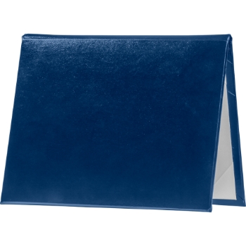 JAM Paper Padded Diploma Cover, 6&quot; x 8&quot;, Navy, 10/Pack