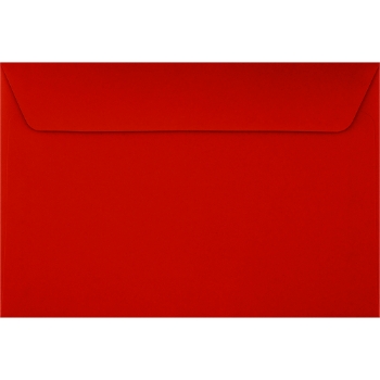 JAM Paper Booklet Envelopes, 60 lb, 6&quot; x 9&quot;, Holiday Red, 1000/Case