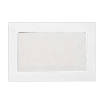 JAM Paper Full Faced Window Envelopes, 28lb, 6&quot; x 9&quot;, Bright White, 1000/Case