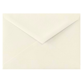 JAM Paper LUXPaper Lee BAR Envelopes, 80 lb, 5-1/4&quot; x 7-1/4&quot;, Natural Linen, 50/Pack