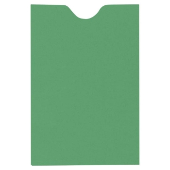 JAM Paper LUXPaper Credit Card Sleeves, 80 lb, 2 3/8&quot; x 3 1/2&quot;,  Holiday Green, 1000/Case