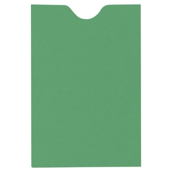 JAM Paper LUXPaper Credit Card Sleeves, 80 lb, 2 3/8&quot; x 3 1/2&quot;,  Holiday Green, 500/Box