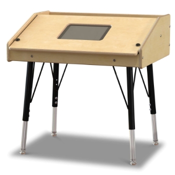 Jonti-Craft Single Tablet Table, 27&quot; W x 22-31&quot; H x 21&quot; D, 42 lbs