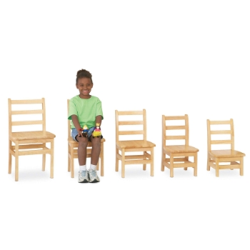 Jonti-Craft KYDZ Ladderback Chair, 10&quot; Height, 11 lbs