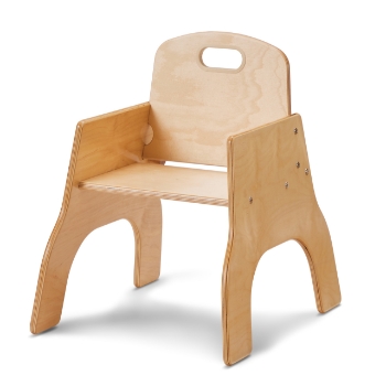 Jonti-Craft Chairries Wooden Chair, 11&quot; Height, 10 lbs