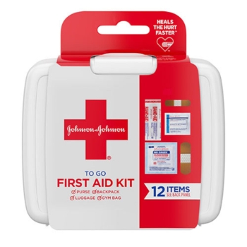 Johnson &amp; Johnson First Aid to Go, 12 Pieces