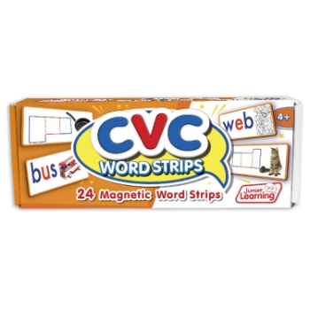 Junior Learning CVC Word Strips, Magnetic