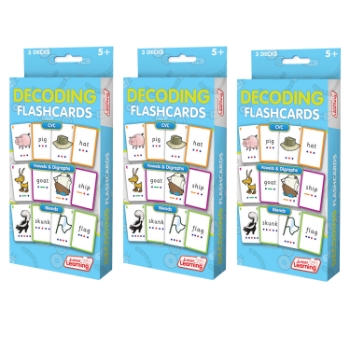 Junior Learning Decoding Flashcards, 3/Pack
