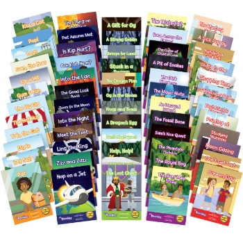 Junior Learning Letters &amp; Sounds The Beanies Boxed Set, For Ages 5 and Up, Set of 60