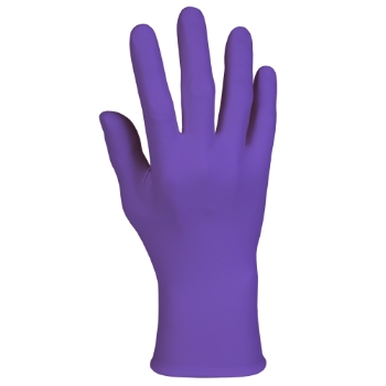 Kimtech Nitrile Exam Gloves, 5.9 mil, 9.5&quot;, Small, Purple, 100 Gloves/Box