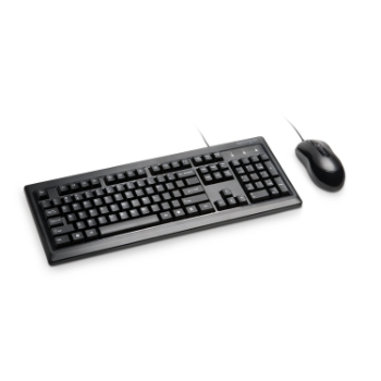 Kensington Keyboard for Life Desktop Set, 104 Keys, USB, Black